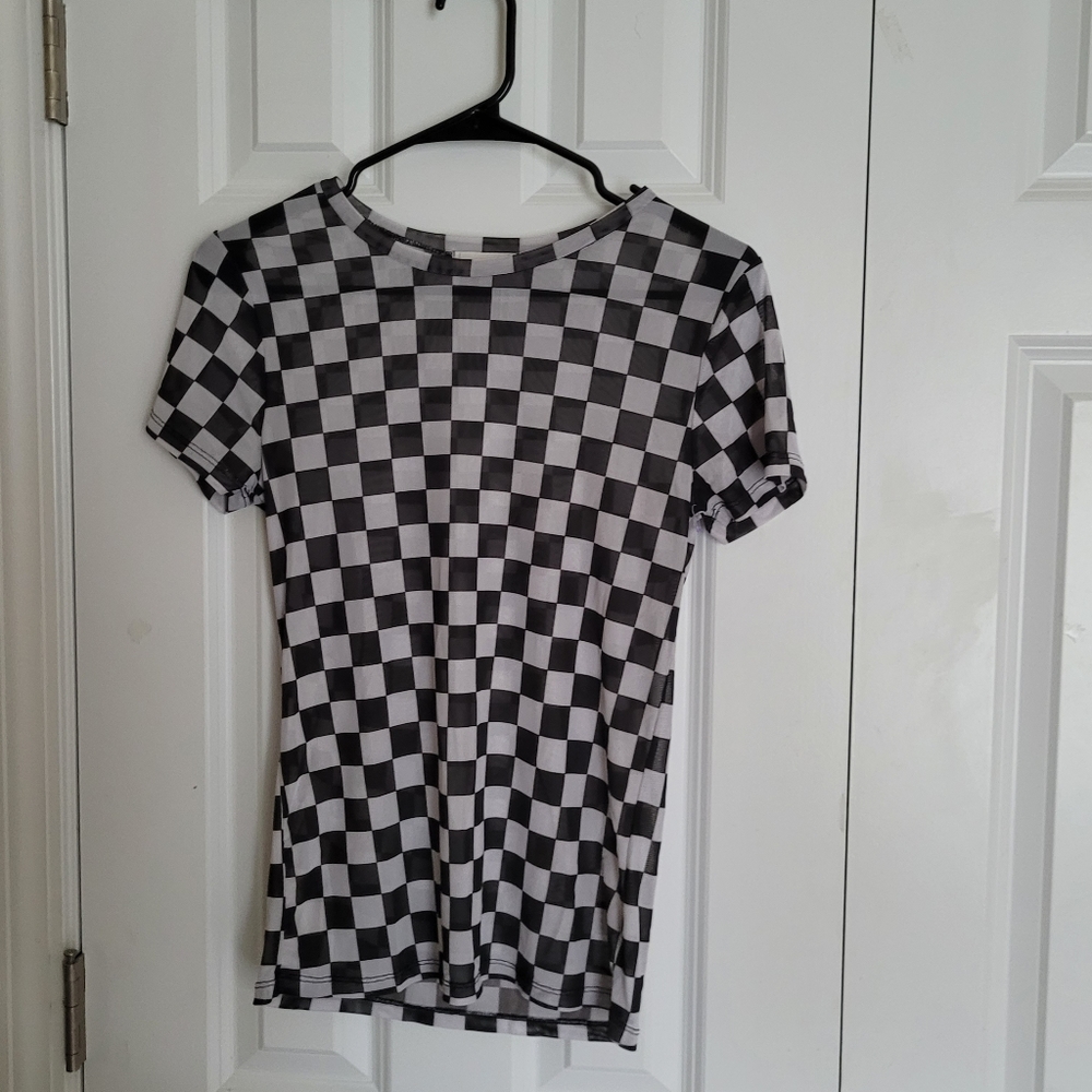 Mesh Alt Goth Top